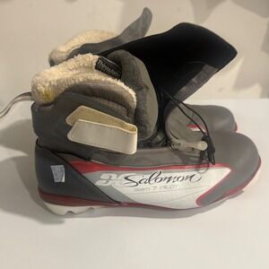 Salomon Siam 7 Pilot Women's Cross Country Ski Boots Thinsulate Fur Sz 6 -Read